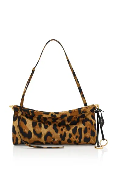 Alaïa Le Click Medium Ocelot-Printed Twill Bag | Thumbnail 1 Alaïa Le Click Medium Ocelot-Printed Twill Bag | Thumbnail 1