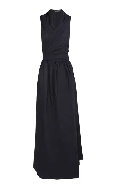 Cortana Mar Drop-Waist Wrap Maxi Dress | Thumbnail 1