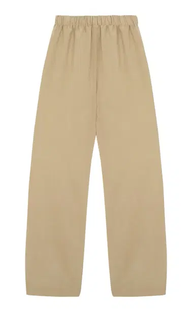 Cortana Mel High-Rise Straight-Leg Linen-Silk Pants | Thumbnail 6
