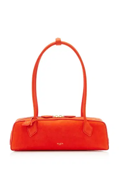 Alaïa Le Teckel Medium Nubuck Bag | Thumbnail 6