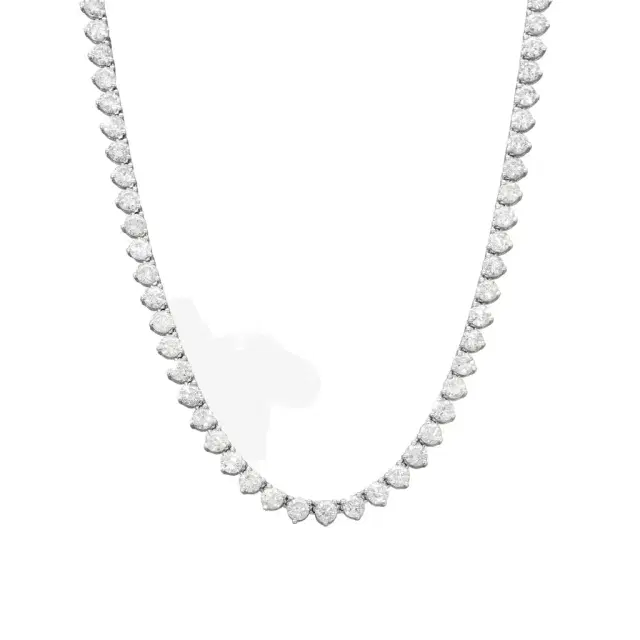Ina Mar Ina Mar 14K White Gold 20 ctw Round Diamond Martini Tennis Necklace N1154G-FW-2000F - by The Solist