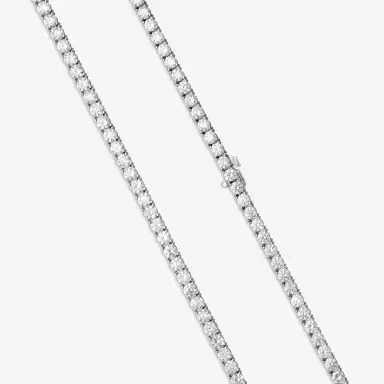 Ina Mar Ina Mar 14K White Gold 20.00 ctw Round Diamond 4-Prong Tennis Necklace N1197L-FW-2000F - 14K White Gold / by The Solist | Thumbnail 4