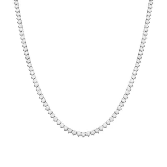 Ina Mar Ina Mar 14K White Gold 8.00 ctw Round Diamond Martini Tennis Necklace N1154D-FW-800F - by The Solist