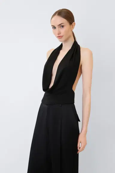 Lapointe Jersey Cowl Neck Top | Thumbnail 3 Lapointe Jersey Cowl Neck Top | Thumbnail 3