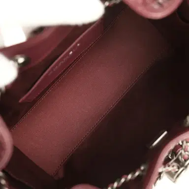 Chanel Chanel Mini 25 Hobo Bag Burgundy Caviar Aged Ruthenium Hardware | Thumbnail 7 Chanel Chanel Mini 25 Hobo Bag Burgundy Caviar Aged Ruthenium Hardware | Thumbnail 7