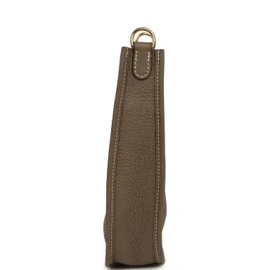 HERMÈS Pre-owned Hermes Evelyne TPM Etoupe Clemence Gold Hardware | Thumbnail 3 HERMÈS Pre-owned Hermes Evelyne TPM Etoupe Clemence Gold Hardware | Thumbnail 3