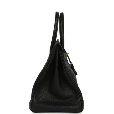 HERMÈS Vintage Hermes Birkin 35 Black Togo Gold Hardware | Thumbnail 3 HERMÈS Vintage Hermes Birkin 35 Black Togo Gold Hardware | Thumbnail 3