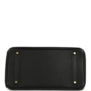 HERMÈS Vintage Hermes Birkin 35 Black Togo Gold Hardware | Thumbnail 6 HERMÈS Vintage Hermes Birkin 35 Black Togo Gold Hardware | Thumbnail 6