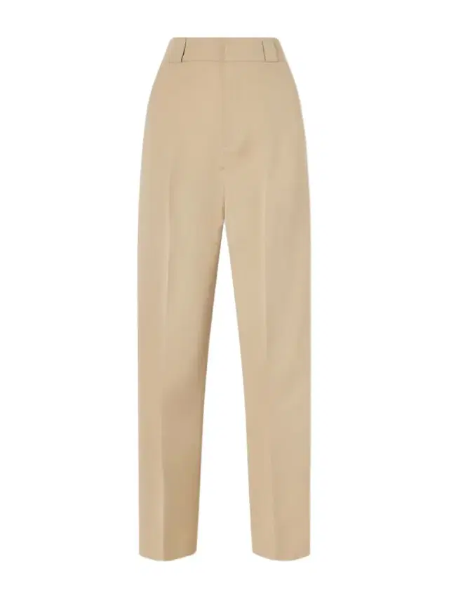 Nahla Cotton And Silk-blend Pants
