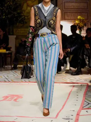 Versace Cut-out Knitted Cotton Vest | Thumbnail 6 Versace Cut-out Knitted Cotton Vest | Thumbnail 6