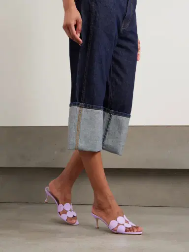 Manolo Blahnik Haribalmu 50 Leather Mules | Thumbnail 2