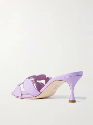 Manolo Blahnik Haribalmu 50 Leather Mules | Thumbnail 3