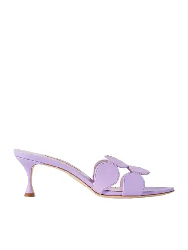 Manolo Blahnik Haribalmu 50 Leather Mules | Thumbnail 1