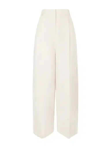 Loro Piana Lodger Linen And Wool-blend Wide-leg Pants | Thumbnail 1 Loro Piana Lodger Linen And Wool-blend Wide-leg Pants | Thumbnail 1