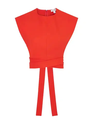 Alaïa Cropped Cotton-poplin Top | Thumbnail 1
