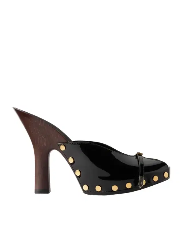 Sassi Patent-leather Clogs