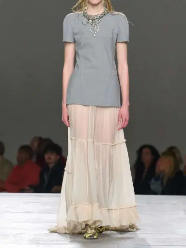 Dries Van Noten Sunia Asymmetric Silk-crepon Maxi Skirt | Thumbnail 6