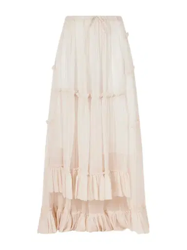 Dries Van Noten Sunia Asymmetric Silk-crepon Maxi Skirt | Thumbnail 1