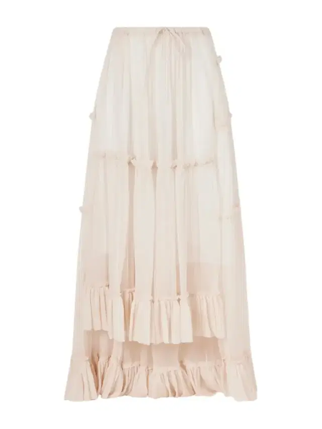 Sunia Asymmetric Silk-crepon Maxi Skirt