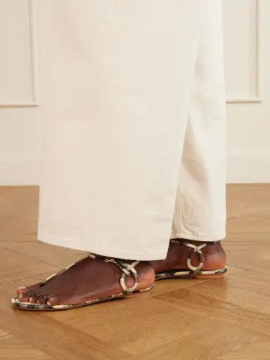 Aquazzura Almost Bare Checked Raffia Sandals | Thumbnail 2 Aquazzura Almost Bare Checked Raffia Sandals | Thumbnail 2