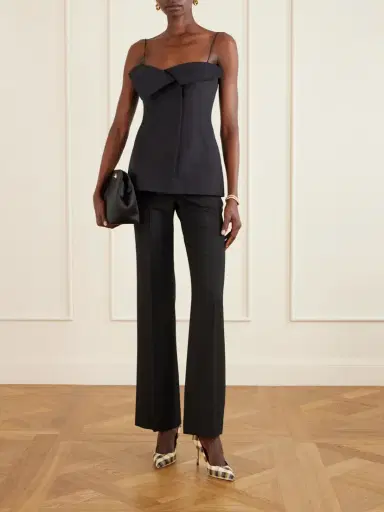 Aquazzura Purist 85 Checked Raffia Pumps | Thumbnail 4 Aquazzura Purist 85 Checked Raffia Pumps | Thumbnail 4