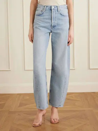 AGOLDE Luna Pieced High-rise Wide Leg Jeans | Thumbnail 3