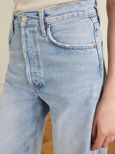 AGOLDE Luna Pieced High-rise Wide Leg Jeans | Thumbnail 5