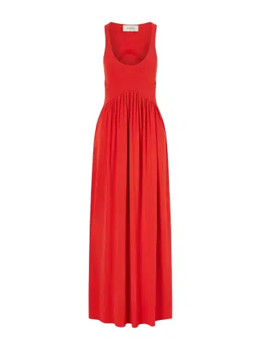 Sportmax Gathered Jersey Maxi Dress | Thumbnail 1
