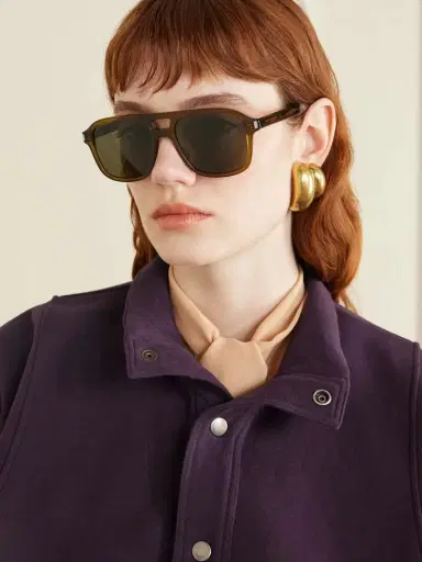 Saint Laurent Eyewear Aviator-style Acetate Sunglasses | Thumbnail 5