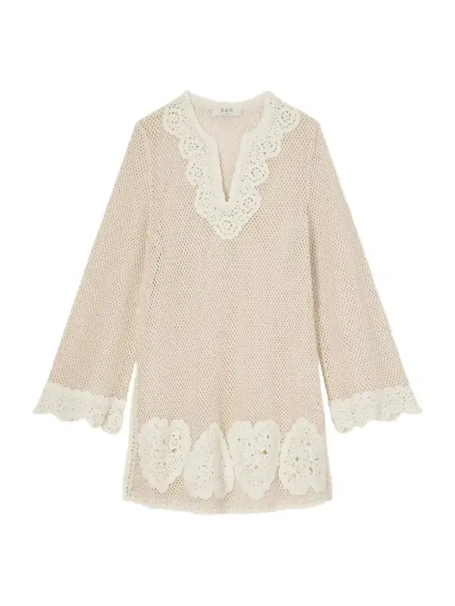 Madelyn Crocheted Cotton Coverup