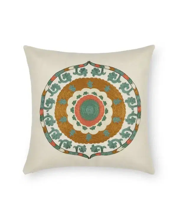 Emporio Sirenuse Pillow Case Suzani New Circle