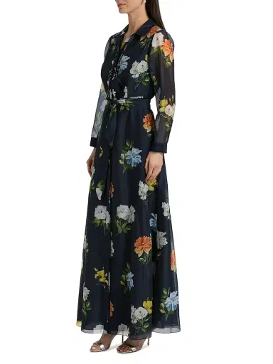 SACHIN & BABI Women's Addison Embellished Floral Gown | Thumbnail 4