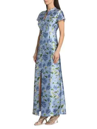 SACHIN & BABI Women's Charlotte Mikado Belted Gown | Thumbnail 4