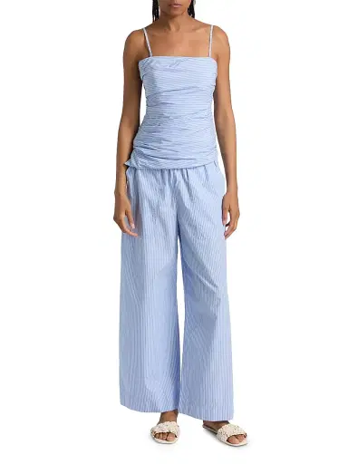 Simkhai Women's Emerson Ruched Bustier Top | Thumbnail 2 Simkhai Women's Emerson Ruched Bustier Top | Thumbnail 2