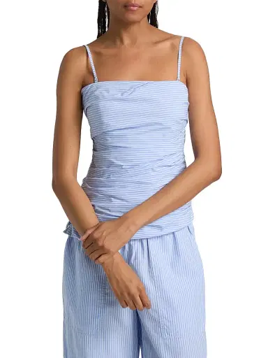 Simkhai Women's Emerson Ruched Bustier Top | Thumbnail 3 Simkhai Women's Emerson Ruched Bustier Top | Thumbnail 3