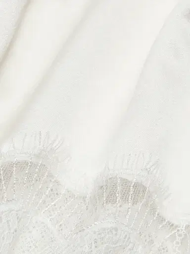 Simkhai Women's Alicia Lace Midi-Dress - Ivory - Size 8 | Thumbnail 7