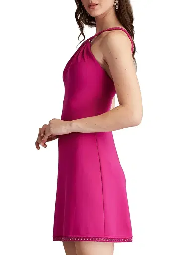 Sho by Tadashi Shoji Women's Sleeveless Cut-Out Minidress - Wild Pink | Thumbnail 4 Sho by Tadashi Shoji Women's Sleeveless Cut-Out Minidress - Wild Pink | Thumbnail 4