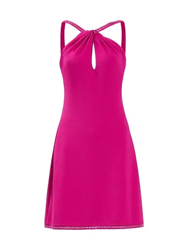Sho by Tadashi Shoji Women's Sleeveless Cut-Out Minidress - Wild Pink | Thumbnail 1 Sho by Tadashi Shoji Women's Sleeveless Cut-Out Minidress - Wild Pink | Thumbnail 1