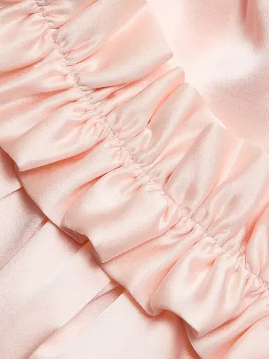 Cinq à Sept Women's Lucianna Ruffled Collar Bubble Top - Rosy Cloud - Size XL | Thumbnail 7 Cinq à Sept Women's Lucianna Ruffled Collar Bubble Top - Rosy Cloud - Size XL | Thumbnail 7