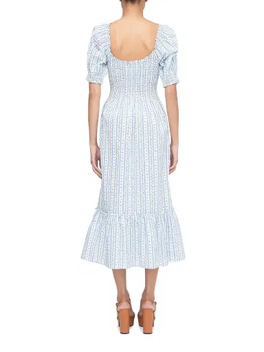 Hill House Home Women's The Louisa Nap Dress - Blue Petal Stripe | Thumbnail 4 Hill House Home Women's The Louisa Nap Dress - Blue Petal Stripe | Thumbnail 4