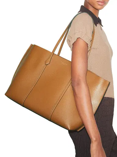 Tory Burch Women's Perry Leather Tote Bag | Thumbnail 2