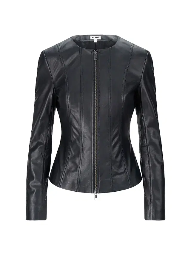 Women's Wells Leather Jacket - Black