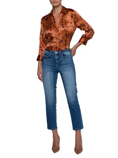 L'Agence Women's Celestia High-Rise Crop Jeans | Thumbnail 2 L'Agence Women's Celestia High-Rise Crop Jeans | Thumbnail 2