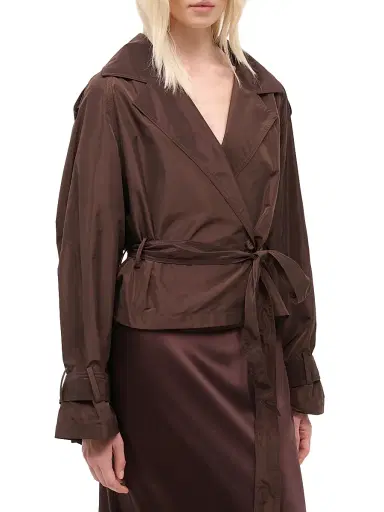 Staud Women's Vale Belted Jacket | Thumbnail 4 Staud Women's Vale Belted Jacket | Thumbnail 4