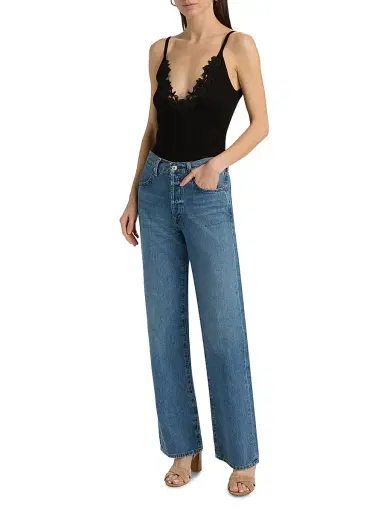 Ulla Johnson Women's Ainsley Lace-Trim Rib-Knit Cami | Thumbnail 2 Ulla Johnson Women's Ainsley Lace-Trim Rib-Knit Cami | Thumbnail 2