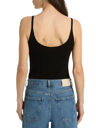 Ulla Johnson Women's Ainsley Lace-Trim Rib-Knit Cami | Thumbnail 5 Ulla Johnson Women's Ainsley Lace-Trim Rib-Knit Cami | Thumbnail 5