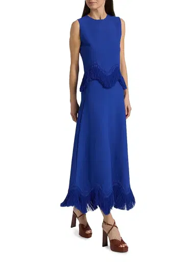 Ulla Johnson Women's Paulina Fringed-Hem Maxi Skirt | Thumbnail 2 Ulla Johnson Women's Paulina Fringed-Hem Maxi Skirt | Thumbnail 2