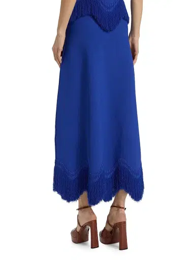 Ulla Johnson Women's Paulina Fringed-Hem Maxi Skirt | Thumbnail 5 Ulla Johnson Women's Paulina Fringed-Hem Maxi Skirt | Thumbnail 5