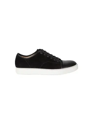Lanvin Men's Suede Cap Toe Sneakers | Thumbnail 1 Lanvin Men's Suede Cap Toe Sneakers | Thumbnail 1