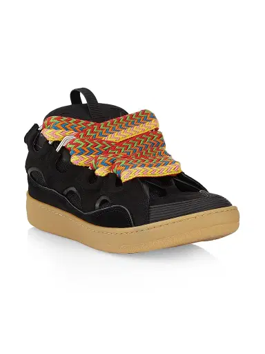 Lanvin Men's Curb Skate Sneakers - Black - Size 15 | Thumbnail 2